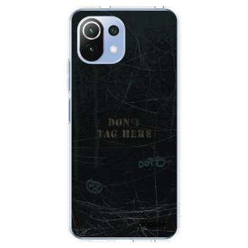 Picasee silikonski prozorni ovitek za Xiaomi 11 Lite 5G NE - DON´T TAG