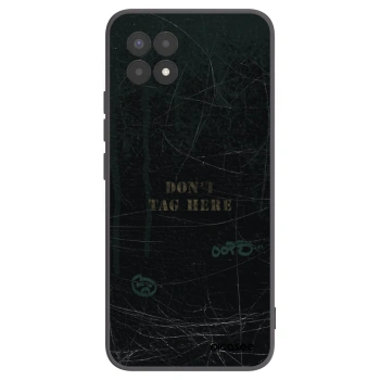 Picasee silikonski črni ovitek za Realme 8i - DON´T TAG