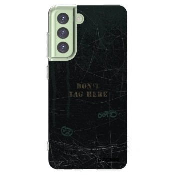 Picasee silikonski prozorni ovitek za Samsung Galaxy S21 FE 5G - DON´T TAG
