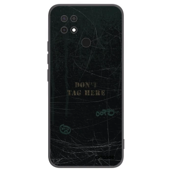 Picasee silikonski črni ovitek za Xiaomi Redmi 10C - DON´T TAG