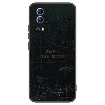 Picasee silikonski črni ovitek za Vivo Y52 5G - DON´T TAG