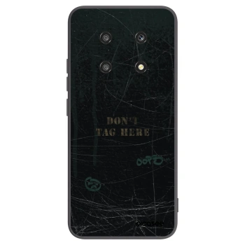 Picasee silikonski črni ovitek za Honor Magic4 Lite 5G - DON´T TAG