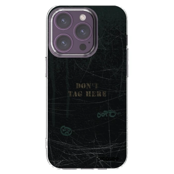 Picasee silikonski prozorni ovitek za Apple iPhone 14 Pro - DON´T TAG