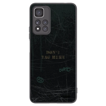 Picasee silikonski črni ovitek za Xiaomi Redmi Note 11 Pro+ 5G - DON´T TAG