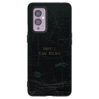 Picasee silikonski črni ovitek za OnePlus 9 - DON´T TAG
