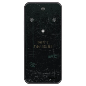 Picasee silikonski črni ovitek za Honor Magic5 Lite 5G - DON´T TAG