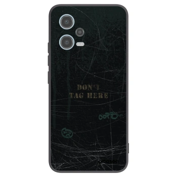 Picasee silikonski črni ovitek za Xiaomi Redmi Note 12 5G - DON´T TAG