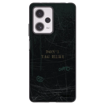 Picasee silikonski črni ovitek za Xiaomi Redmi Note 12 Pro+ 5G - DON´T TAG