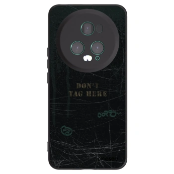Picasee silikonski črni ovitek za Honor Magic5 Pro - DON´T TAG
