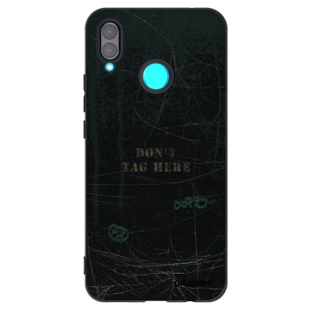 Picasee silikonski črni ovitek za Huawei Nova 3 - DON´T TAG