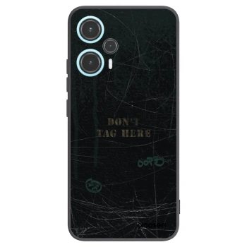 Picasee silikonski črni ovitek za Xiaomi Poco F5 - DON´T TAG