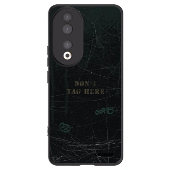 Picasee silikonski črni ovitek za Honor 90 5G - DON´T TAG