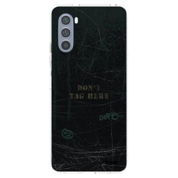 Picasee silikonski prozorni ovitek za Motorola Moto G62 - DON´T TAG