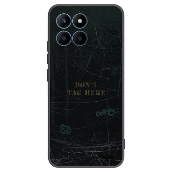 Picasee silikonski črni ovitek za Honor 70 Lite - DON´T TAG