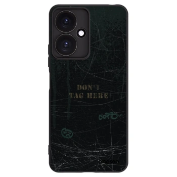Picasee silikonski črni ovitek za Xiaomi Redmi 13C 5G - DON´T TAG