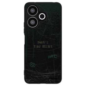 Picasee silikonski črni ovitek za Xiaomi Redmi 13 4G - DON´T TAG