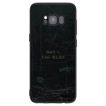 Picasee silikonski črni ovitek za Samsung Galaxy S8 G950F - DON´T TAG
