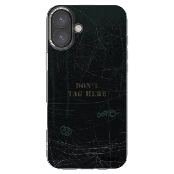 Picasee silikonski prozorni ovitek za Apple iPhone 16 Plus - DON´T TAG