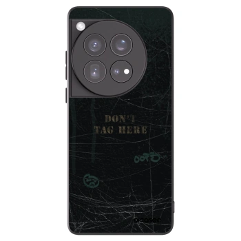 Picasee silikonski črni ovitek za OnePlus 12 5G - DON´T TAG