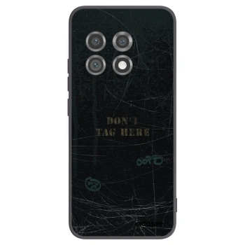 Picasee silikonski črni ovitek za OnePlus 11 5G - DON´T TAG