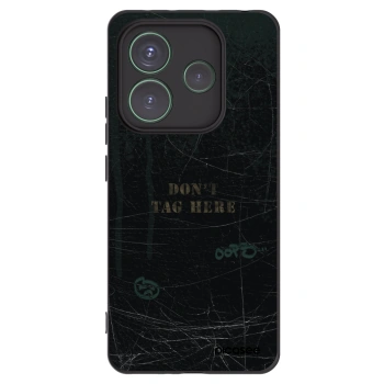 Picasee silikonski črni ovitek za Xiaomi Redmi Note 14 5G - DON´T TAG
