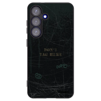 Picasee silikonski črni ovitek za Samsung Galaxy S25 5G - DON´T TAG