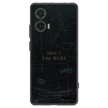 Picasee silikonski črni ovitek za Motorola Moto G35 5G - DON´T TAG