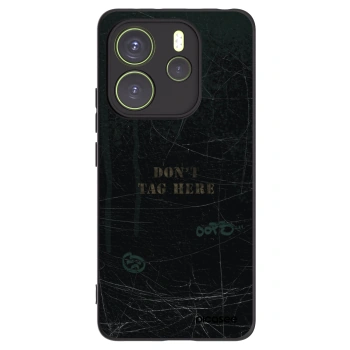 Picasee silikonski črni ovitek za Xiaomi Redmi Note 14 4G - DON´T TAG