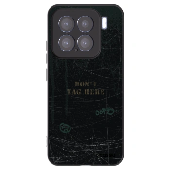 Picasee silikonski črni ovitek za Xiaomi 15 - DON´T TAG