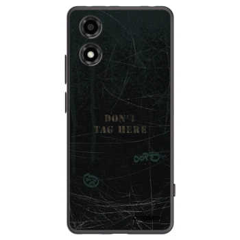 Picasee silikonski črni ovitek za Motorola Moto E14 - DON´T TAG