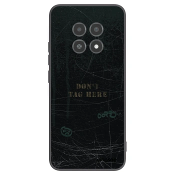 Picasee silikonski črni ovitek za Realme 12X - DON´T TAG