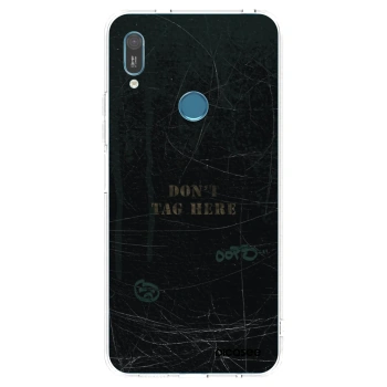 Picasee silikonski prozorni ovitek za Huawei Y6 2019 - DON´T TAG