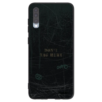 Picasee silikonski črni ovitek za Samsung Galaxy A70 A705F - DON´T TAG