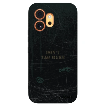 Picasee silikonski črni ovitek za Honor 600 - DON´T TAG