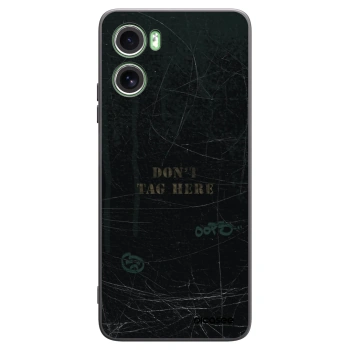 Picasee silikonski črni ovitek za Motorola Moto G06 - DON´T TAG