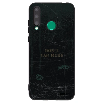 Picasee silikonski črni ovitek za Honor 20 Lite - DON´T TAG
