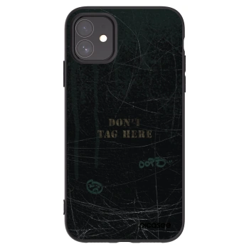 Picasee silikonski črni ovitek za Apple iPhone 11 - DON´T TAG