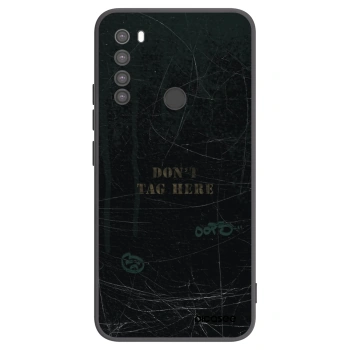 Picasee silikonski črni ovitek za Xiaomi Redmi Note 8 - DON´T TAG