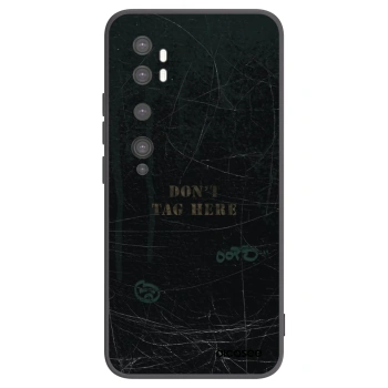Picasee silikonski črni ovitek za Xiaomi Mi Note 10 (Pro) - DON´T TAG