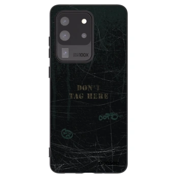 Picasee silikonski črni ovitek za Samsung Galaxy S20 Ultra 5G G988F - DON´T TAG