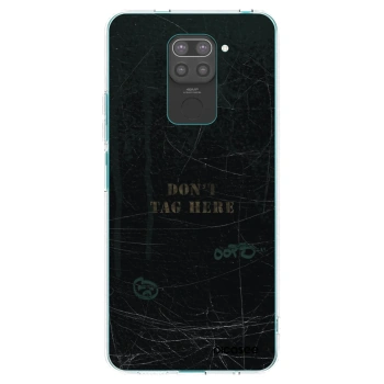 Picasee silikonski črni ovitek za Xiaomi Redmi Note 9 - DON´T TAG