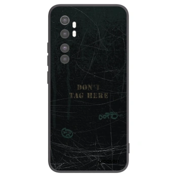 Picasee silikonski črni ovitek za Xiaomi Mi Note 10 Lite - DON´T TAG