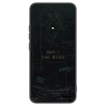 Picasee silikonski črni ovitek za Xiaomi Redmi Note 9S - DON´T TAG