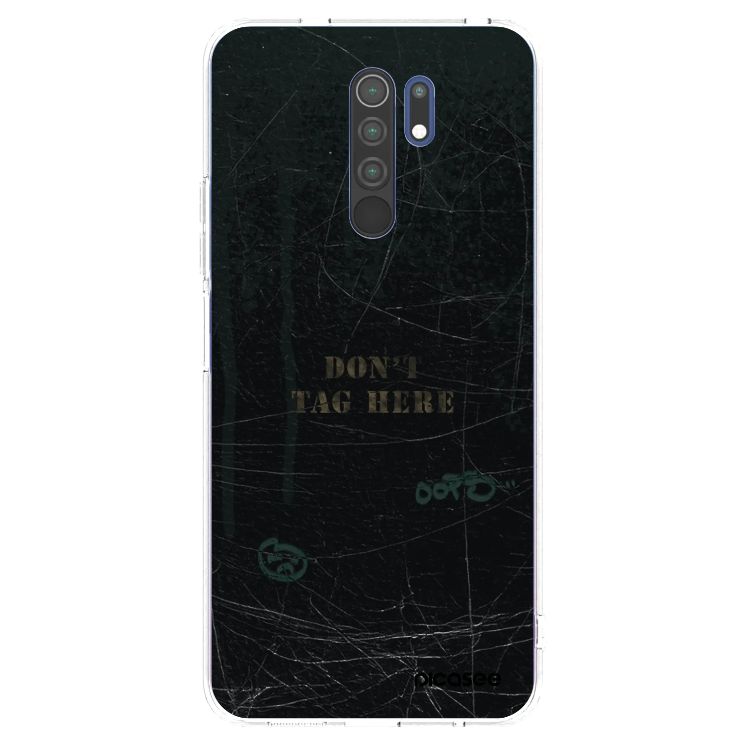 Picasee silikonski prozorni ovitek za Xiaomi Redmi 9 - DON´T TAG