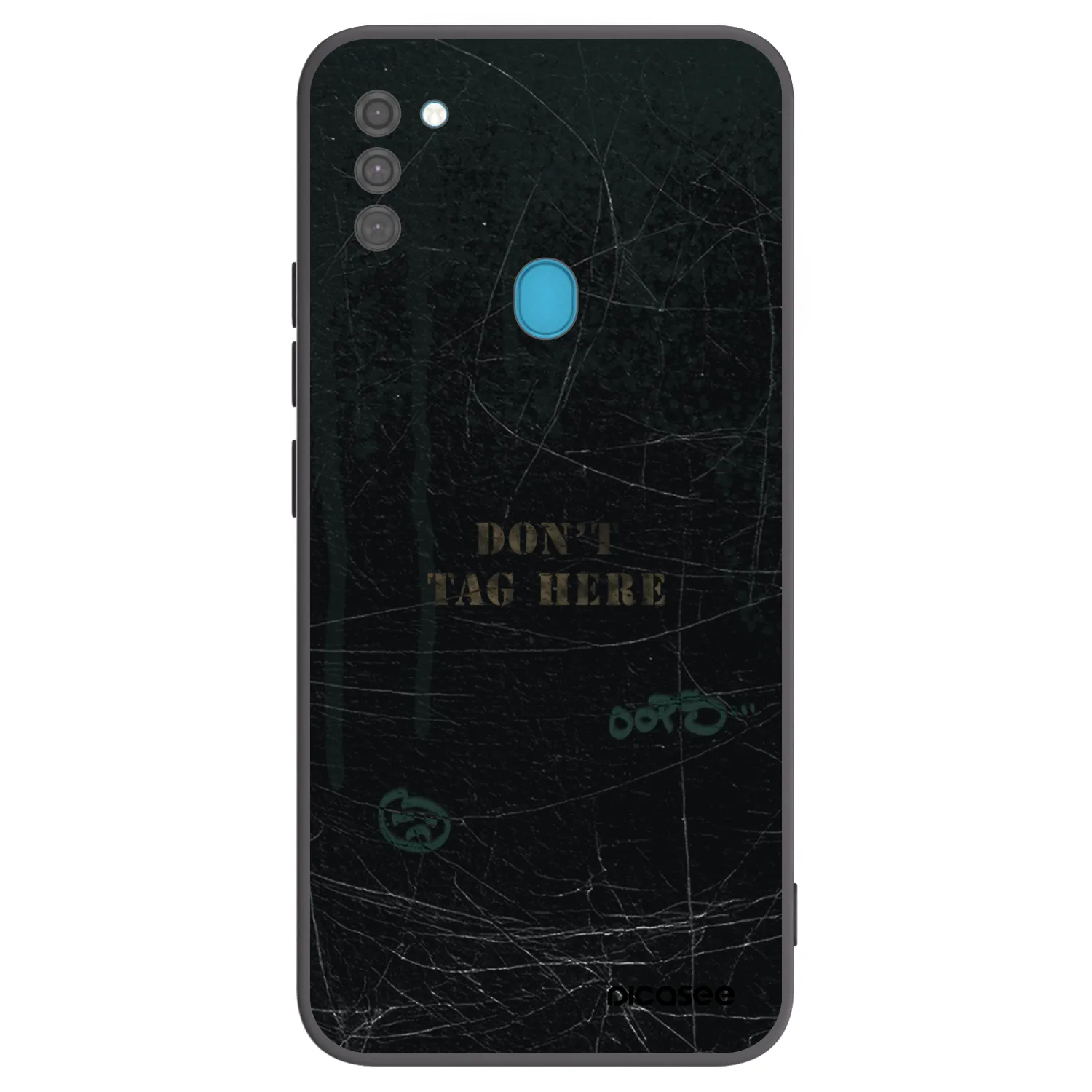 Picasee silikonski črni ovitek za Samsung Galaxy M11 - DON´T TAG