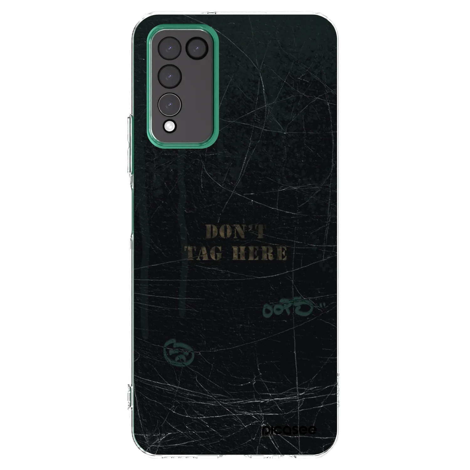 Picasee silikonski prozorni ovitek za Honor 10X Lite - DON´T TAG
