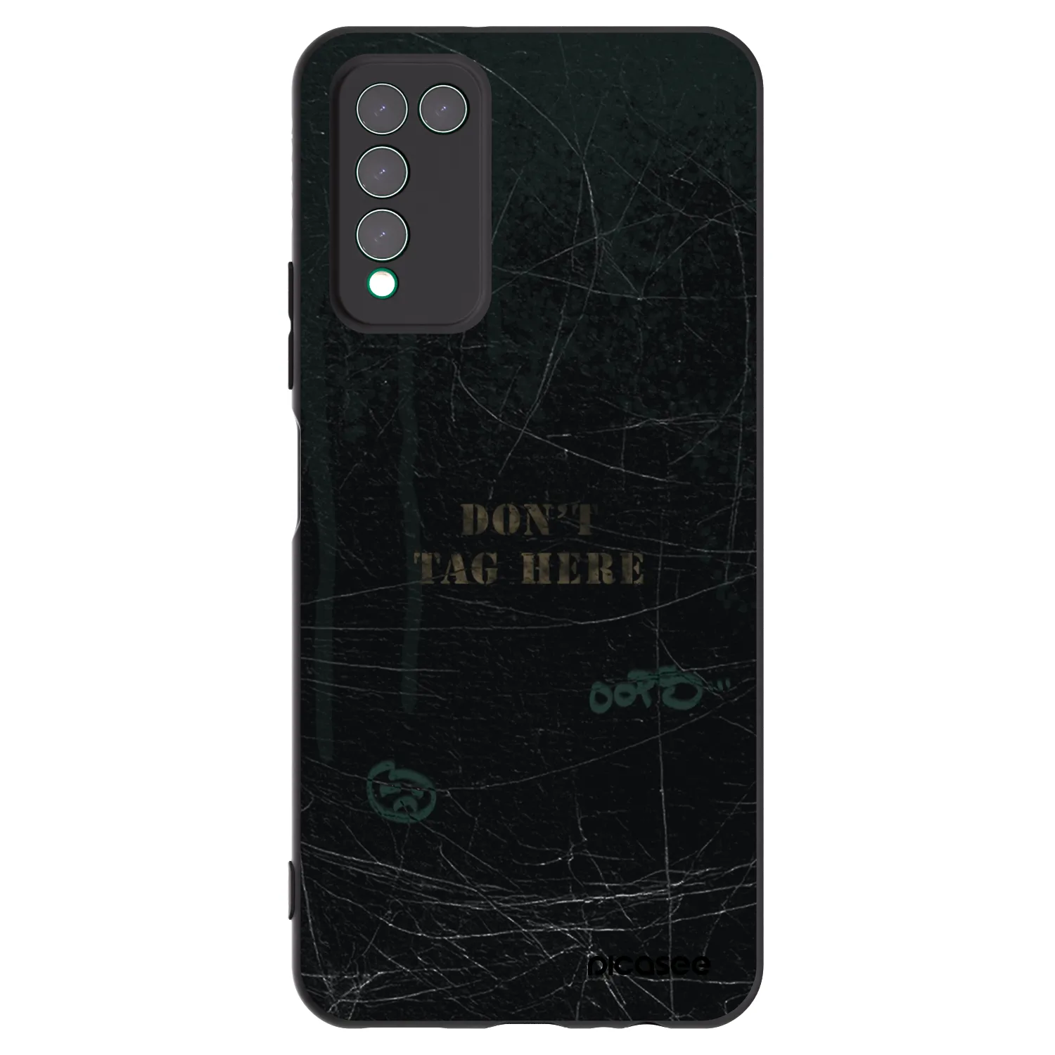 Picasee silikonski črni ovitek za Honor 10X Lite - DON´T TAG