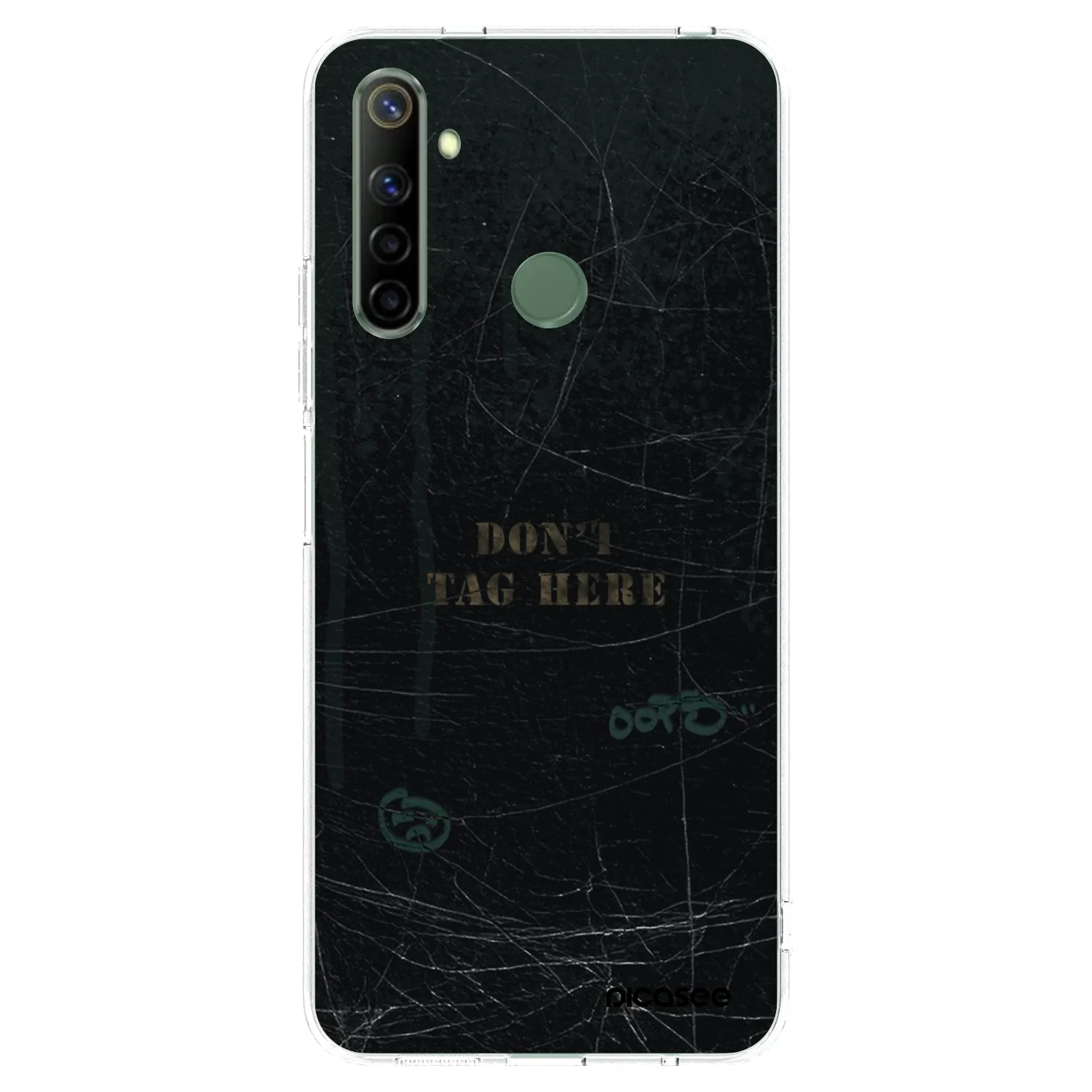 Picasee silikonski prozorni ovitek za Realme 6i - DON´T TAG