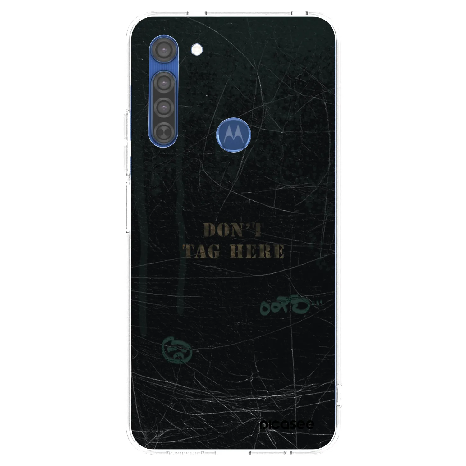 Picasee silikonski prozorni ovitek za Motorola Moto G8 - DON´T TAG