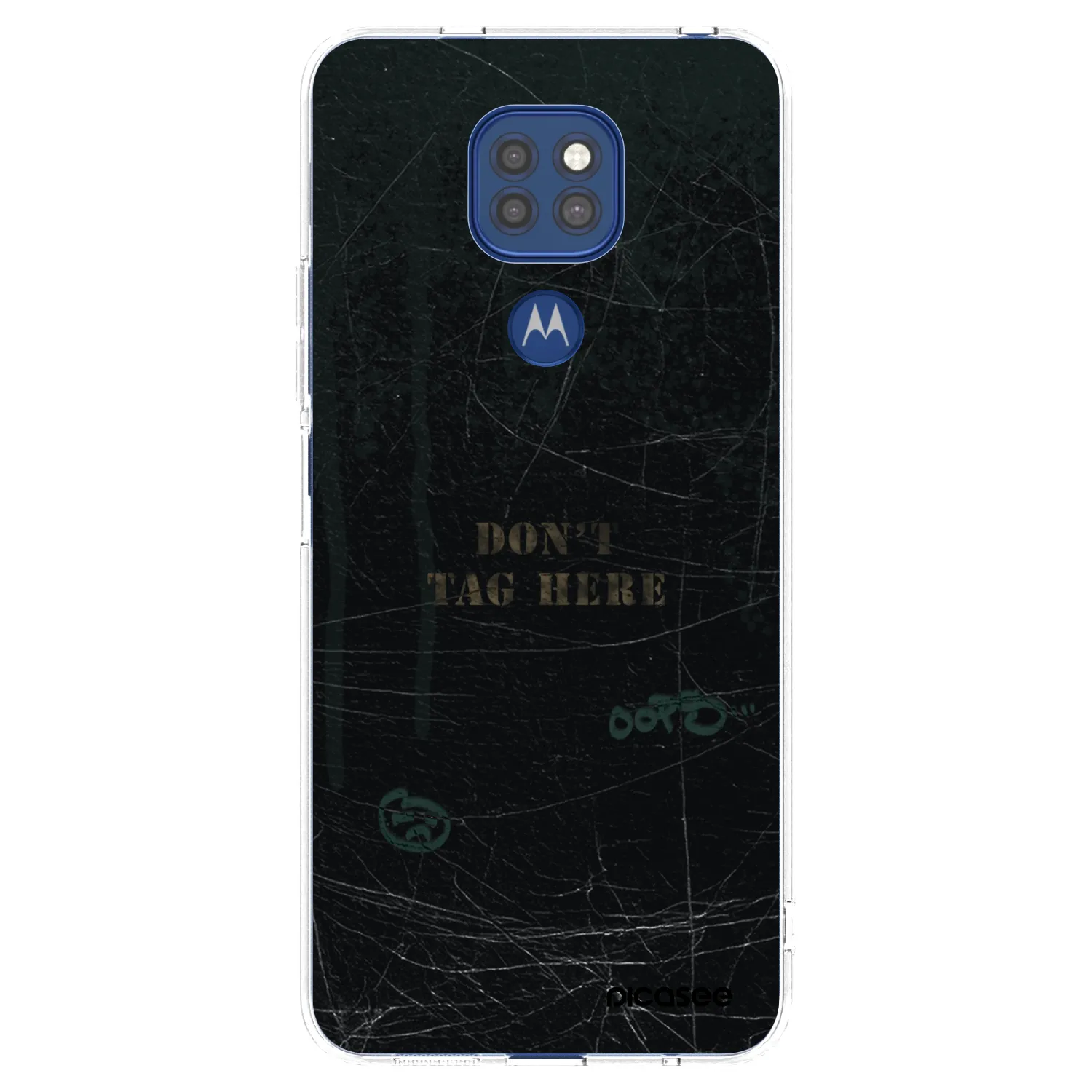 Picasee silikonski prozorni ovitek za Motorola Moto G9 Play - DON´T TAG